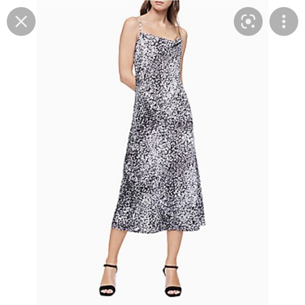 Calvin Klein sleevless cowl slipdress